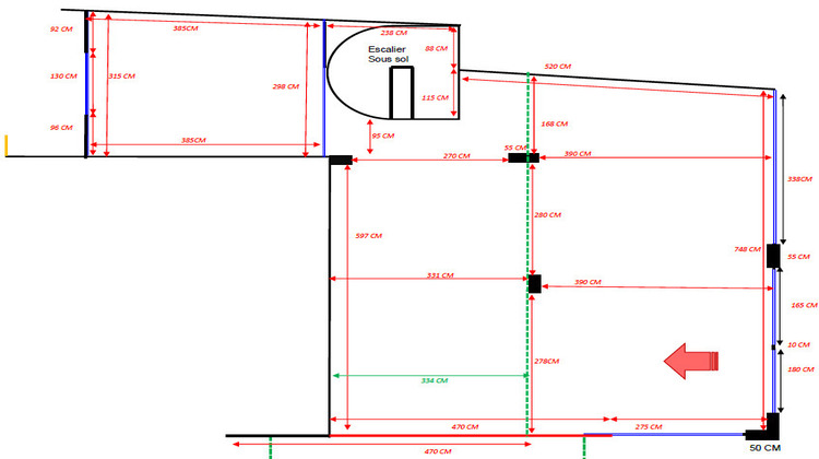 Ma-Cabane - Vente Local commercial ANGOULEME, 118 m²