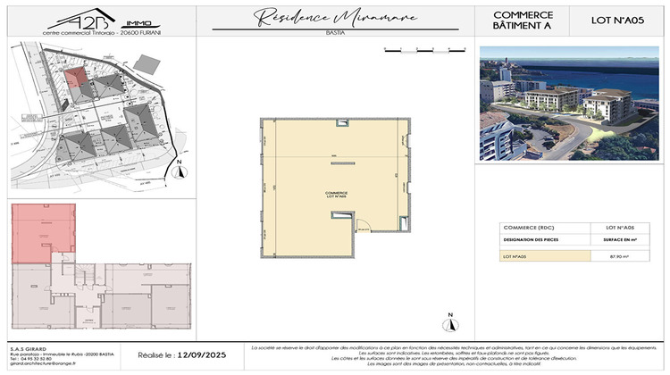 Ma-Cabane - Vente Local commercial BASTIA, 84 m²