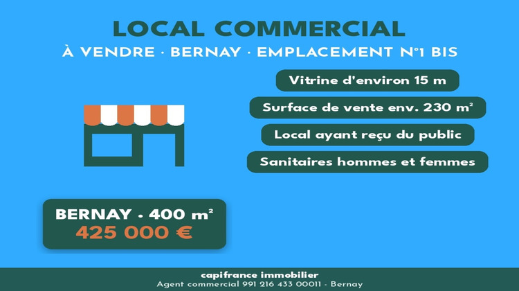 Ma-Cabane - Vente Local commercial BERNAY, 401 m²