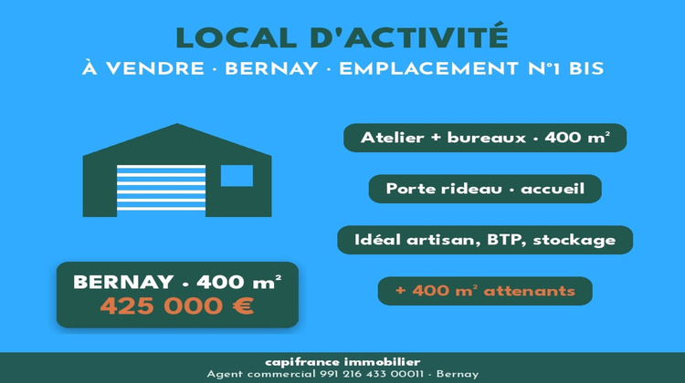 Ma-Cabane - Vente Local commercial BERNAY, 500 m²