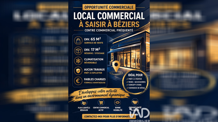 Ma-Cabane - Vente Local commercial Béziers, 85 m²
