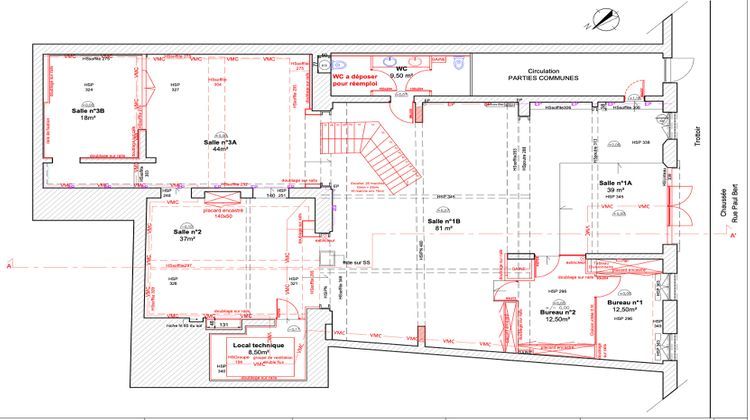 Ma-Cabane - Vente Local commercial BORDEAUX, 264 m²