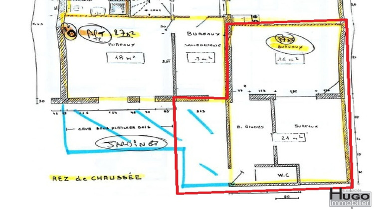 Ma-Cabane - Vente Local commercial BORDEAUX, 37 m²