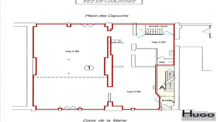 Ma-Cabane - Vente Local commercial BORDEAUX, 315 m²