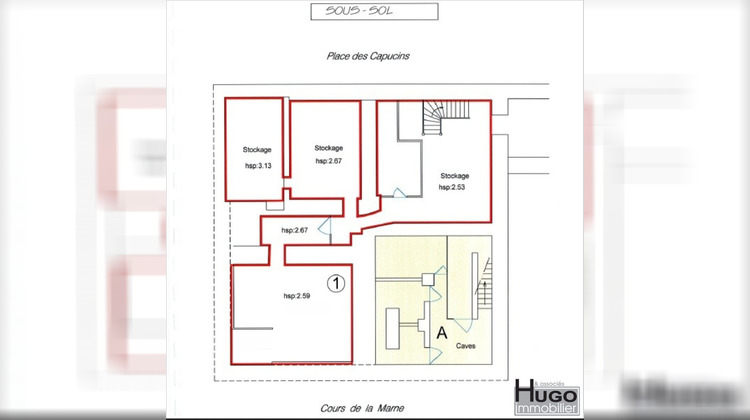 Ma-Cabane - Vente Local commercial BORDEAUX, 315 m²