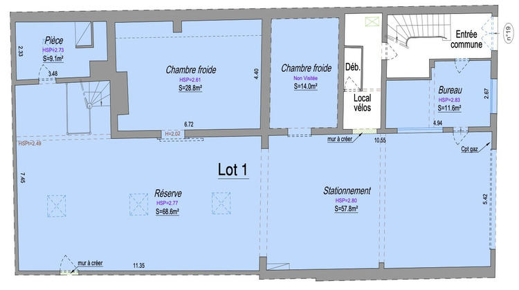 Ma-Cabane - Vente Local commercial Bordeaux, 200 m²