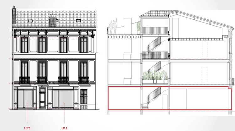Ma-Cabane - Vente Local commercial BORDEAUX, 94 m²