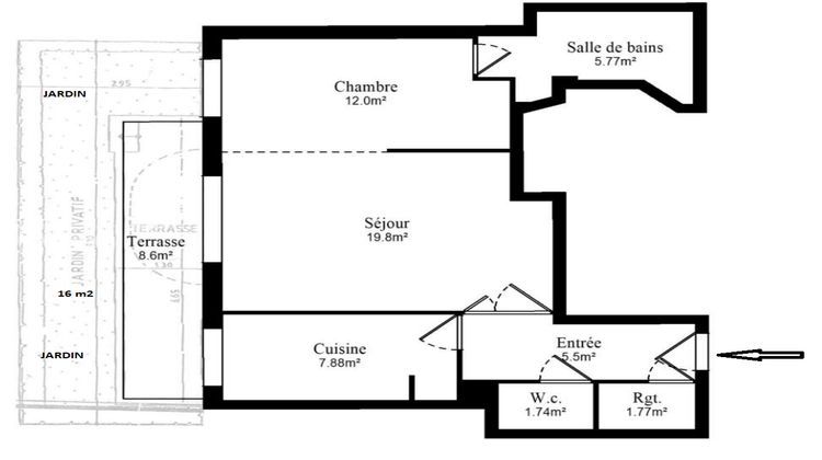 Ma-Cabane - Vente Local commercial BOULOGNE-BILLANCOURT, 54 m²