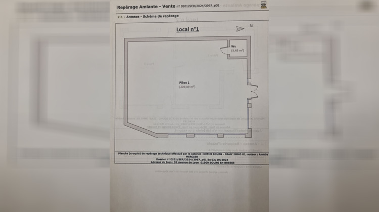 Ma-Cabane - Vente Local commercial BOURG-EN-BRESSE, 209 m²