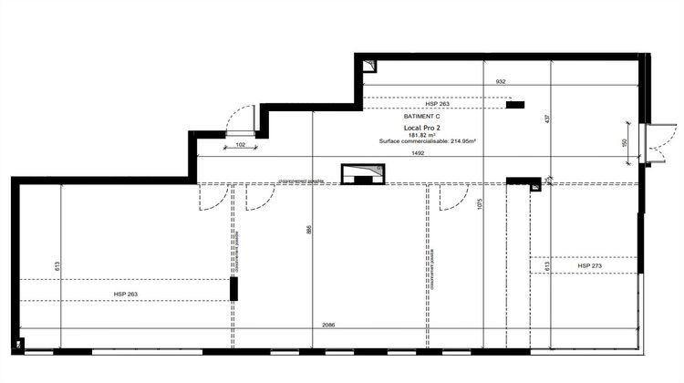 Ma-Cabane - Vente Local commercial BOURGOIN-JALLIEU, 182 m²