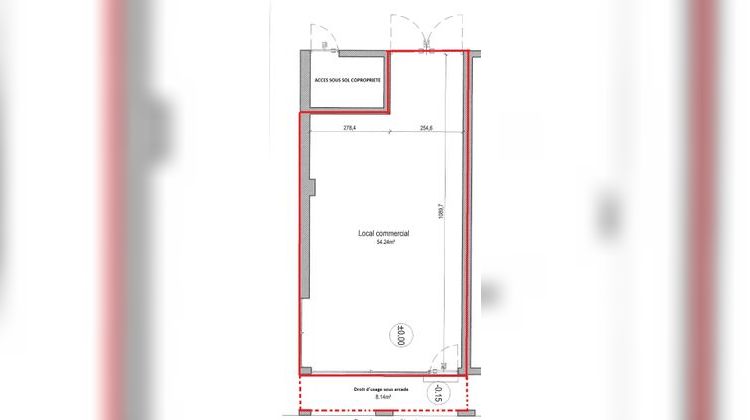 Ma-Cabane - Vente Local commercial BRETIGNOLLES-SUR-MER, 54 m²