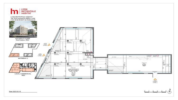 Ma-Cabane - Vente Local commercial CALUIRE-ET-CUIRE, 233 m²