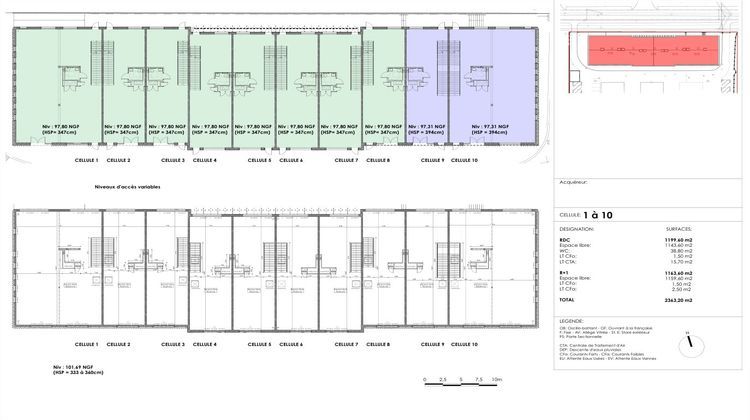 Ma-Cabane - Vente Local commercial CHAMPS-SUR-MARNE, 2363 m²