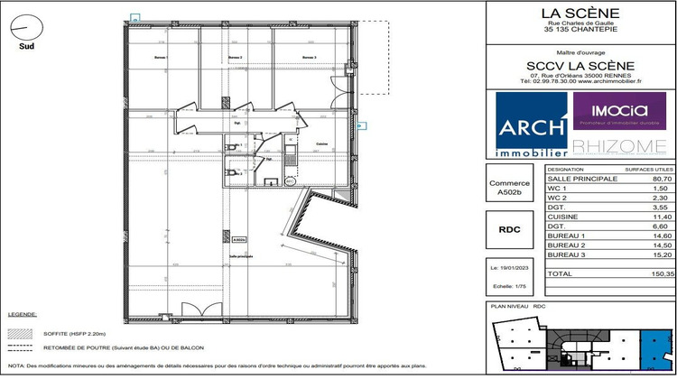 Ma-Cabane - Vente Local commercial Chantepie, 393 m²