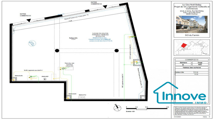 Ma-Cabane - Vente Local commercial Chartres, 111 m²