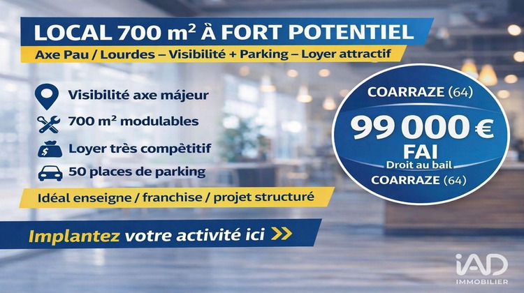 Ma-Cabane - Vente Local commercial Coarraze, 700 m²