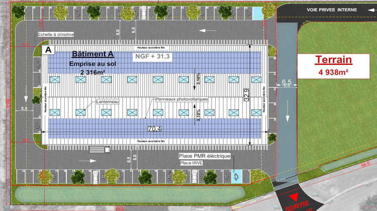 Ma-Cabane - Vente Local commercial Colombelles, 180 m²