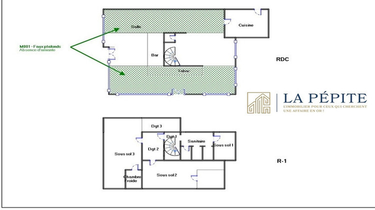 Ma-Cabane - Vente Local commercial Douchy-les-Mines, 192 m²