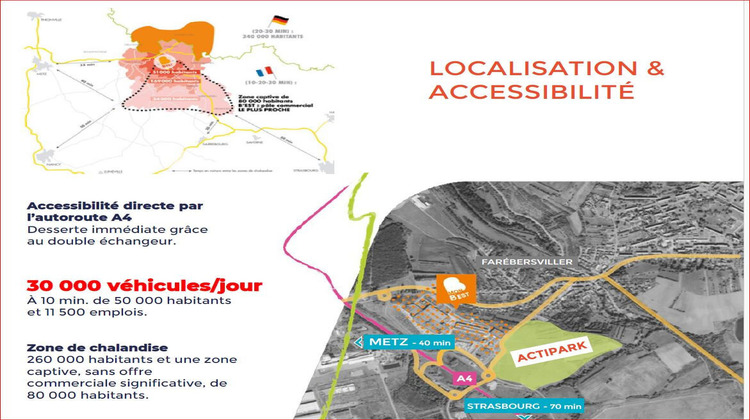 Ma-Cabane - Vente Local commercial FAREBERSVILLER, 440 m²