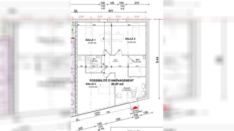 Ma-Cabane - Vente Local commercial Firminy, 82 m²