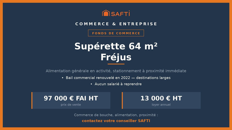 Ma-Cabane - Vente Local commercial Frejus, 64 m²