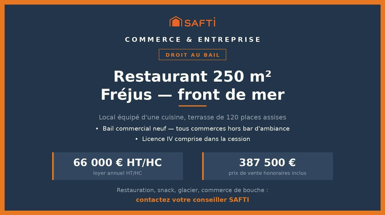 Ma-Cabane - Vente Local commercial Frejus, 250 m²