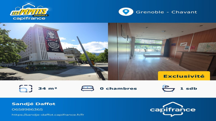 Ma-Cabane - Vente Local commercial GRENOBLE, 34 m²