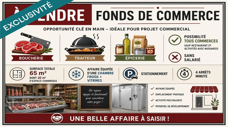 Ma-Cabane - Vente Local commercial La Roche-sur-Yon, 65 m²