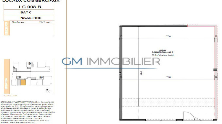 Ma-Cabane - Vente Local commercial La Talaudière, 75 m²