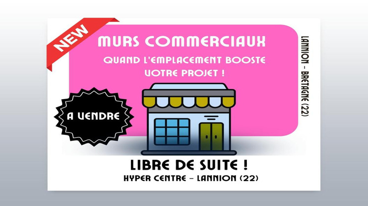 Ma-Cabane - Vente Local commercial LANNION, 55 m²