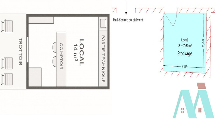 Ma-Cabane - Vente Local commercial Le Beausset, 21 m²