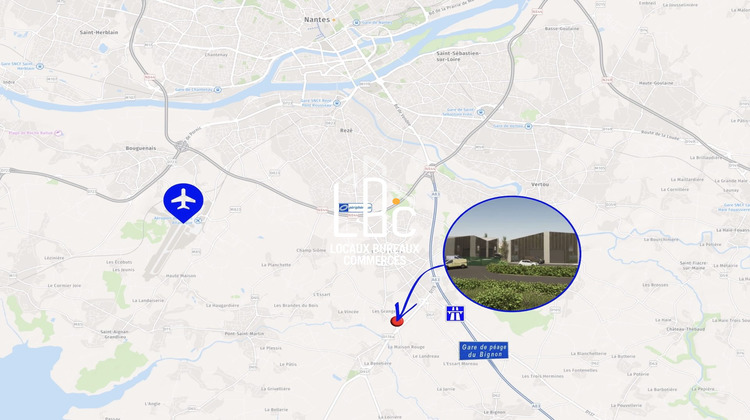 Ma-Cabane - Vente Local commercial Les Sorinières, 132 m²