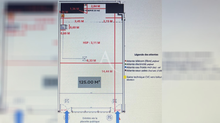 Ma-Cabane - Vente Local commercial LILLE, 125 m²