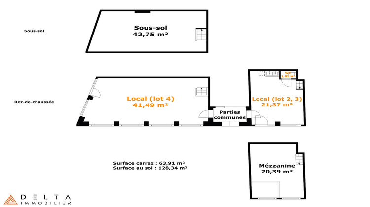 Ma-Cabane - Vente Local commercial LYON 3, 128 m²