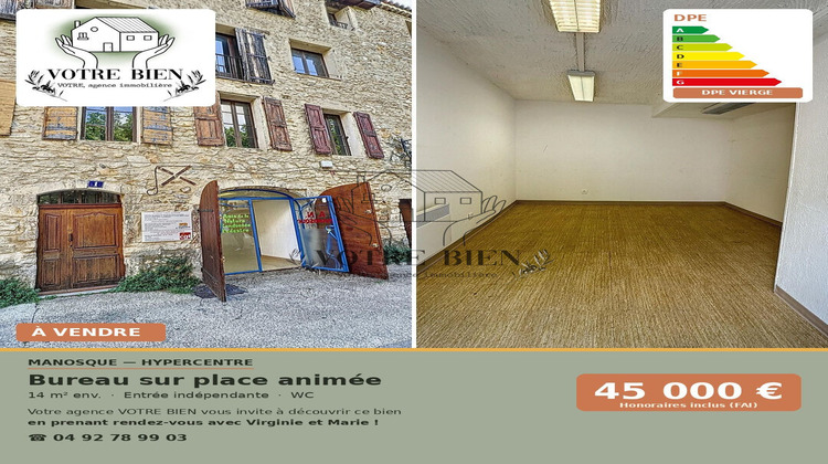 Ma-Cabane - Vente Local commercial MANOSQUE, 14 m²