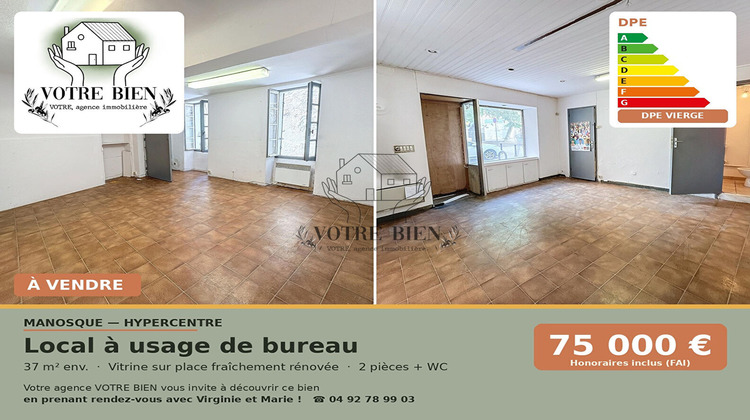 Ma-Cabane - Vente Local commercial MANOSQUE, 36 m²