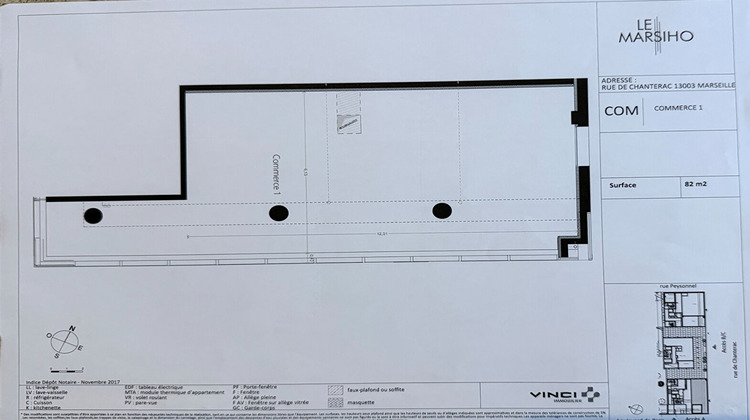 Ma-Cabane - Vente Local commercial MARSEILLE 2, 82 m²