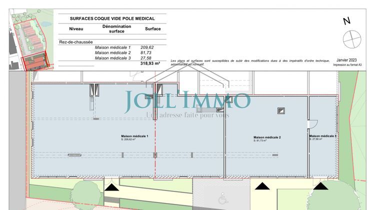 Ma-Cabane - Vente Local commercial Moidieu-Détourbe, 318 m²