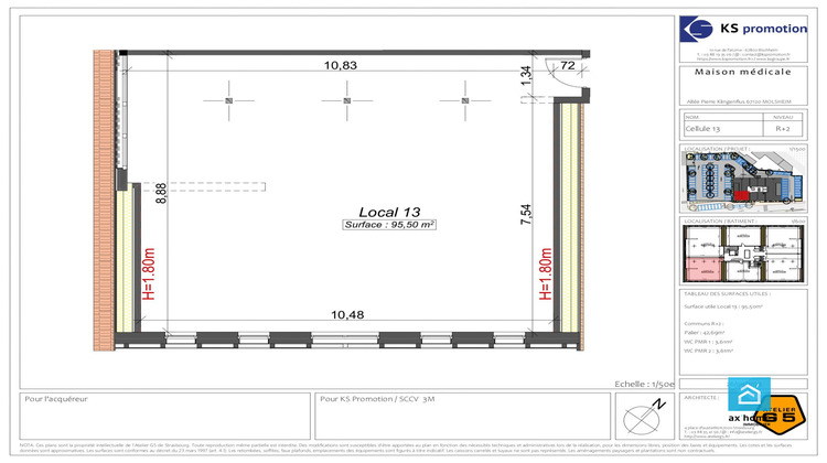 Ma-Cabane - Vente Local commercial Molsheim, 94 m²