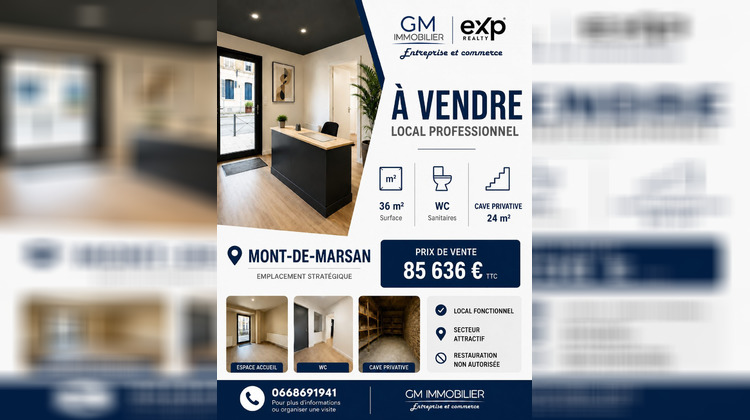 Ma-Cabane - Vente Local commercial Mont-de-Marsan, 36 m²