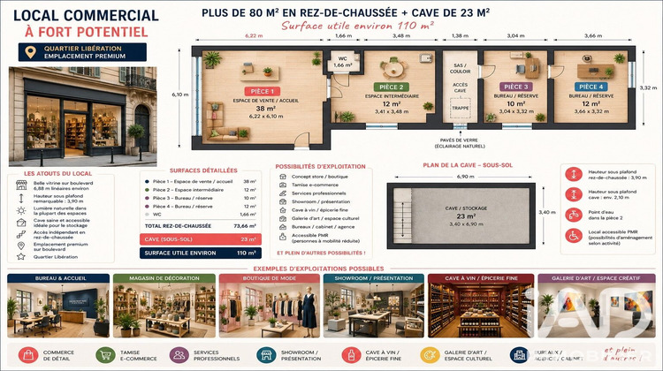 Ma-Cabane - Vente Local commercial Nice, 109 m²