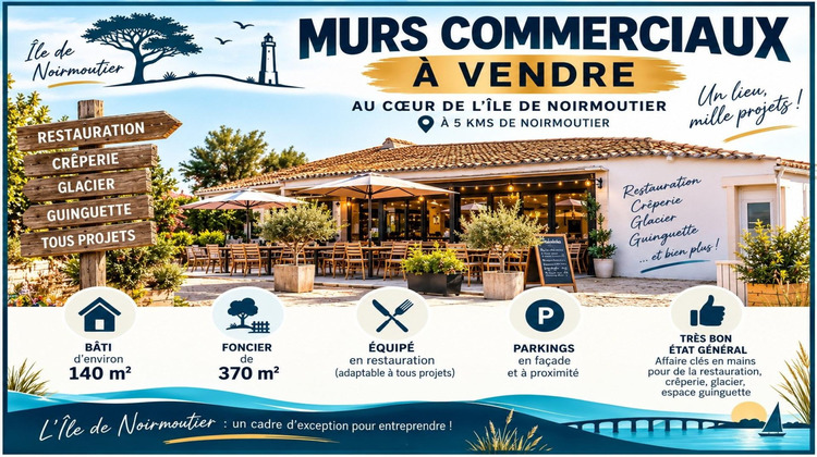 Ma-Cabane - Vente Local commercial Noirmoutier-en-l'Ile, 140 m²