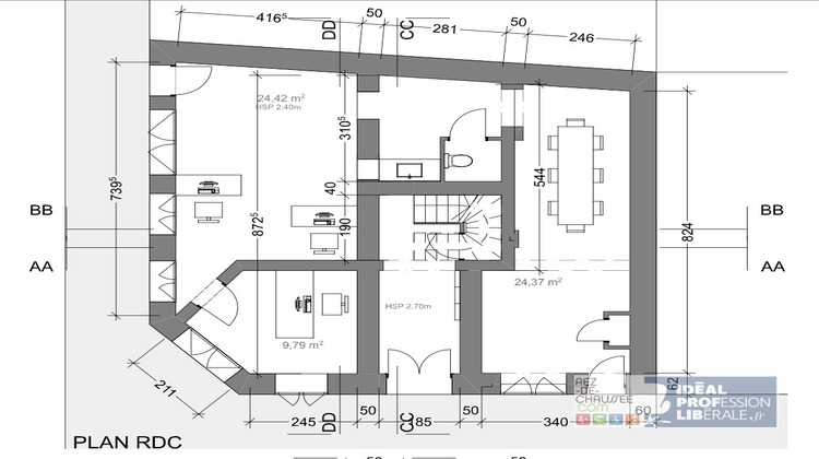 Ma-Cabane - Vente Local commercial PARIS 18, 67 m²