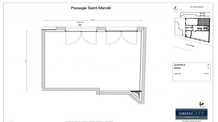 Ma-Cabane - Vente Local commercial Paris, 29 m²