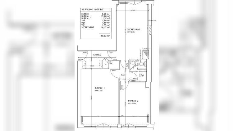 Ma-Cabane - Vente Local commercial PARIS, 58 m²