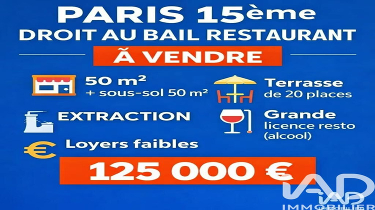 Ma-Cabane - Vente Local commercial Paris, 50 m²