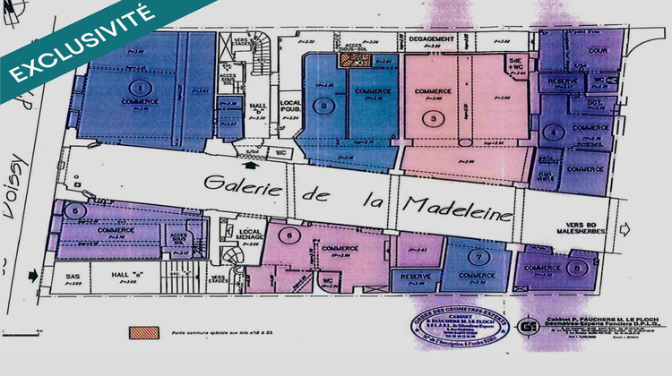 Ma-Cabane - Vente Local commercial Paris 8e Arrondissement, 130 m²