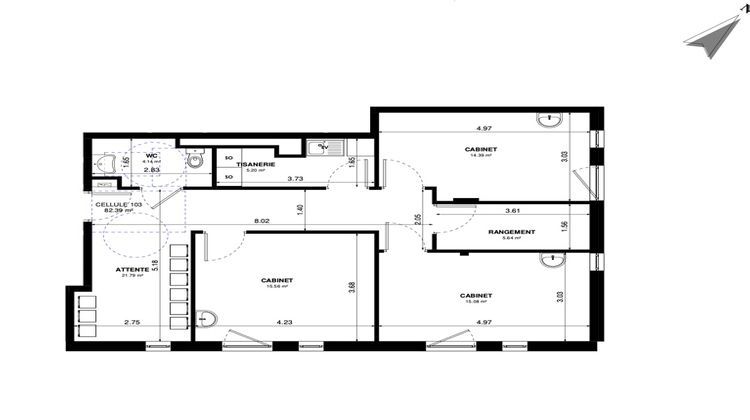 Ma-Cabane - Vente Local commercial QUETIGNY, 88 m²