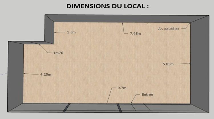 Ma-Cabane - Vente Local commercial Rennes, 53 m²