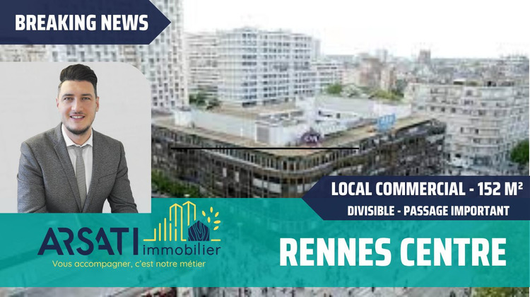 Ma-Cabane - Vente Local commercial Rennes, 152 m²
